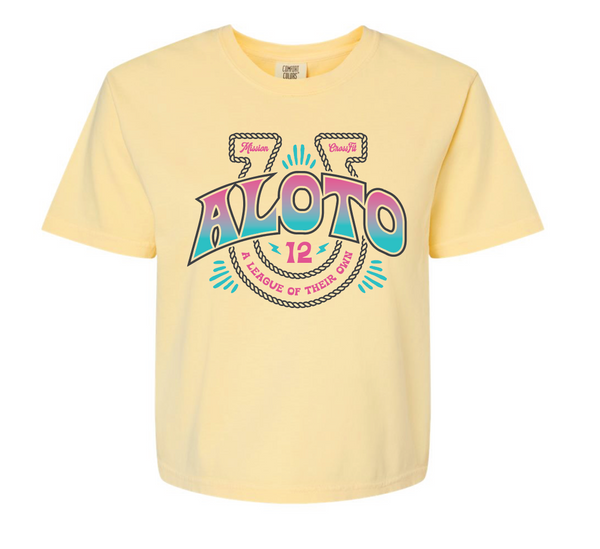 ALOTO 12 Lucky Modest Crop Boxy Tee