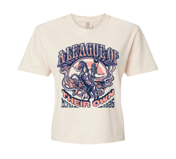 ALOTO 13 Ivory Crop Boxy Tee