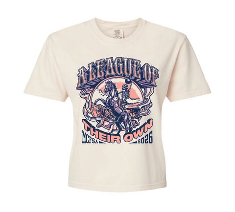 ALOTO 13 Ivory Crop Boxy Tee