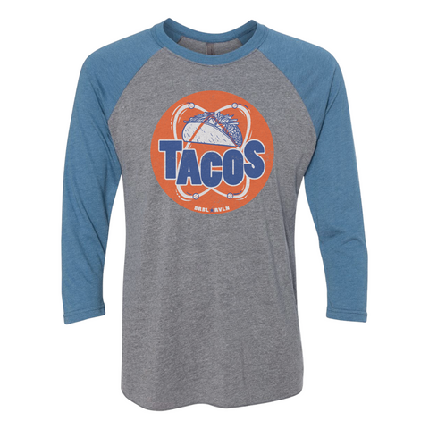 Space City Tacos Triblend Baseball Tee