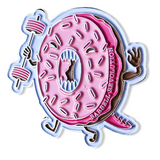 Gainzilla Donut Enamel Pin