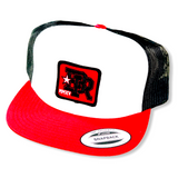 Red Patch Trucker Snapback